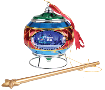 Magic Wand Train Ornament