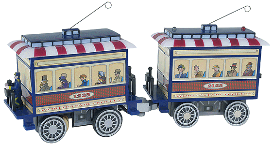 World's Fair Vignettes -- Operating Trolley
