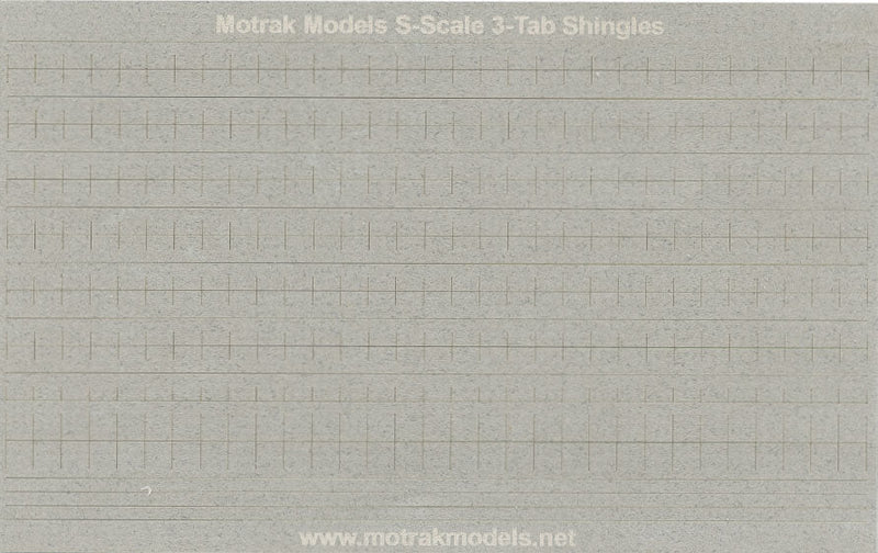 3-Tab Shingles -- Storm Gray pkg(6)
