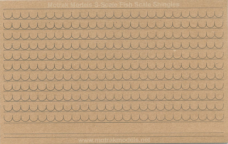 Fish Scale Shingles -- pkg(4)
