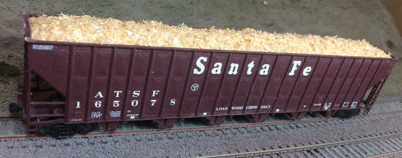 Wood Chip Load 2-Pack -- Fits Walthers Greenville 7,000 Cubic Foot Wood Chip Hopper
