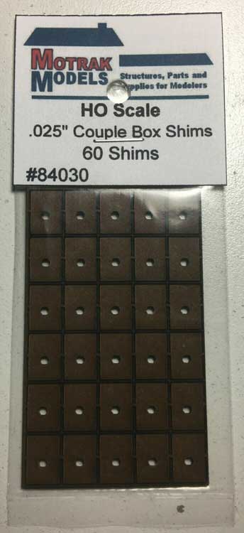 Coupelr Box Shims -- .025" pkg(60)