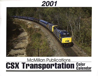 2001 Color Calendar -- CSX Transportation