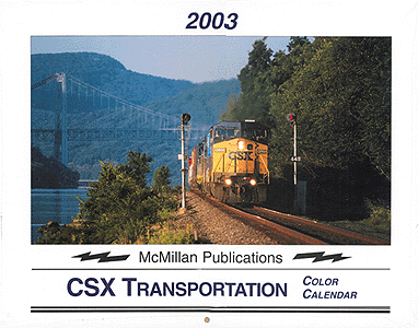 2003 Color Calendar -- CSX