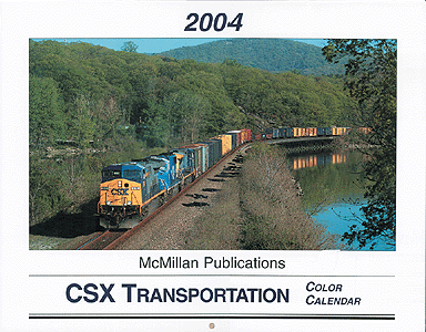 2004 Color Calendar -- CSX