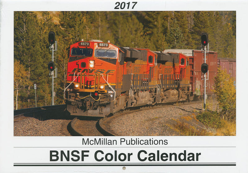 2017 Color Calendar -- BNSF