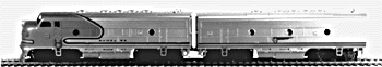 Locomotive w/Sound Powered -- EMD F7A & B ATSF Passenger
