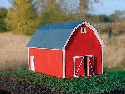 Laser-Cut Wood Barn Kits -- #1