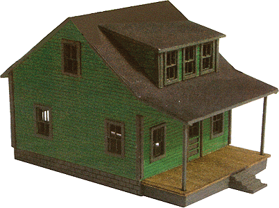 Laser-Cut Wood Structure Kits - Pre 1950s Houses -- Greene Residence