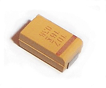 100uf Tantalum Capacitor -- pkg(6)