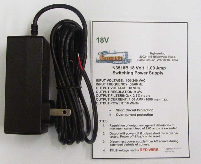 Switching Power Supply -- 18V 1A