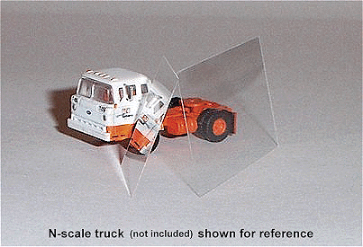 .005" Thick Plate Glass -- .85 x .85"  2.16 x 2.16cm pkg(8)