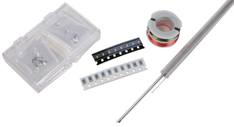 18' Curved-Neck Streetlight Kit pkg(8) -- Yellow-White LEDs (Earlier Incandescent Lighting)