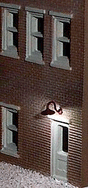 Gooseneck Building Light Kit pkg(8) -- White (Modern Lighting) LEDs