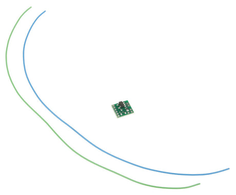 Ultra-Miniature Super Mars Light Simulator Circuit Board w/3 LED Outputs -- For Use w/Sound DCC Decoders & RC Applications - Input: 3.3-18V DC