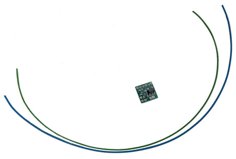 Ultra-Miniature FRED (End-of-Train/EOT) Simulator Circuit Board -- For Use w/Sound DCC Decoders & RC Applications - Input: 3.3-18V DC