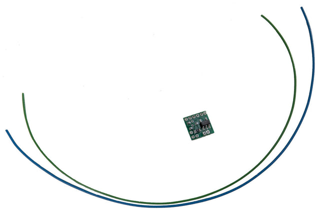 Ultra-Miniature FRED (End-of-Train/EOT) Simulator Circuit Board -- For Use w/Sound DCC Decoders & RC Applications - Input: 3.3-18V DC