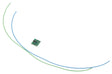 Ultra-Miniature Rotating Beacon Simulator Circuit Board -- Use w/White or Blue LEDs For Use w/Sound DCC Decoders & RC - Input: 3.3-18V DC