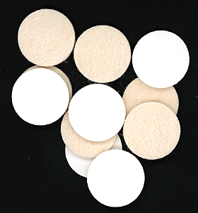 Cleaning Pads pkg(12) -- HO Scale - Diameter: 3/4"  1.9cm
