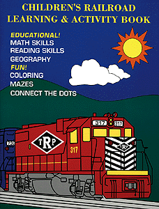 Railroad Learning & Activity Book -- 64 Pages