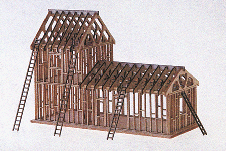 House Under Construction -- Kit -  2-1/4 x 5-1/4"