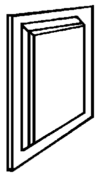 Wainscot pnl 1pnl x2-3/16