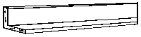 Corner trim 3/8x22"