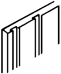 Novelty Siding -- 1/16 x 3-1/2 x 24"