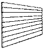 Clapboard -- 1/4" x 12" Long