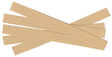 Corrugated Roof Paper pkg(5) -- 8 x 3/4"  20.3 x 1.9cm