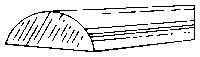Half Round Moulding -- 3/64 x 24"