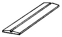 Flange 3/32x22"l