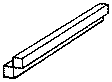 Corner Posts -- 1/8 x 24" (Overall Dimensions)