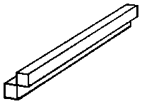 Corner Posts -- 1/8 x 24" (Overall Dimensions)