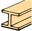 "H" Column - 24" Long -- 1/16" pkg(5)