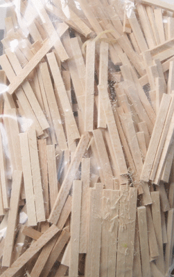 Low-Profile Wood Ties pkg(500)