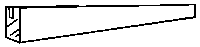 Window Sash -- 3/16 x 22"
