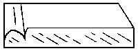 Base board 1/2"x22"l