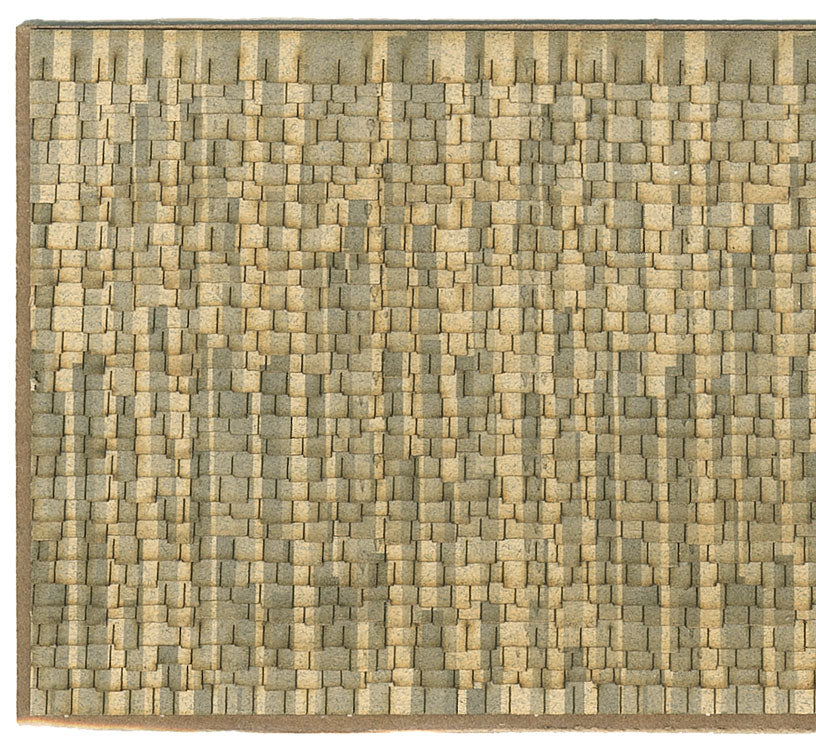 Laser-Cut Shingles - 3 x 7-3/4"  7.6 x 19.7cm -- Sand Wood Shake