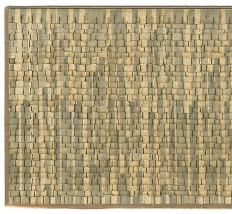 Laser-Cut Shingles - 3 x 7-3/4"  7.6 x 19.7cm -- Sand Wood Shake