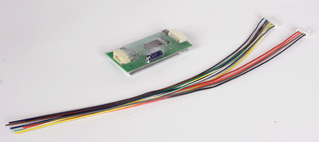 D408SR DCC Control 4-Amp Decoder - Silent Running(TM) -- 9-Function for S, O & Large Scale