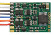 D13W 4-Function DCC Control Decoder - Wired -- Single 1.03 x .63 x .19"  26 x 16.5 x 4.7mm