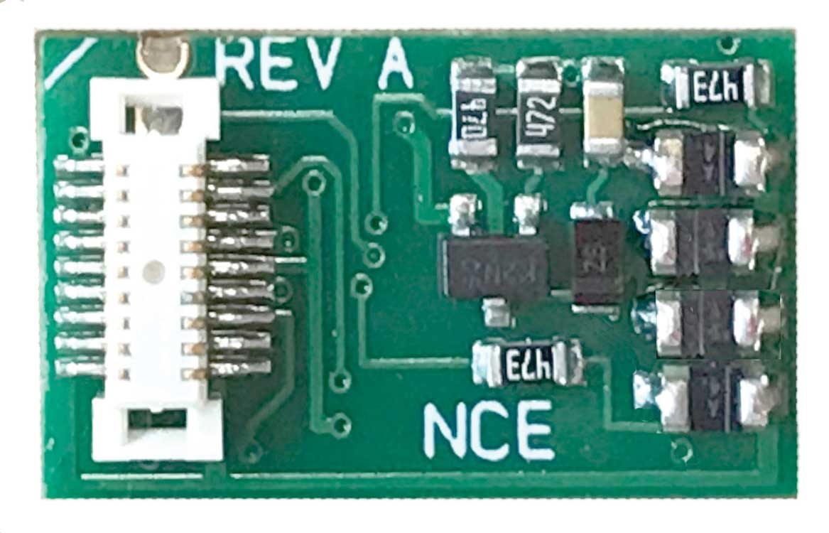 Next18 - NEM 662 DCC Control Decoder -- .595 x .390"  15 x 10mm