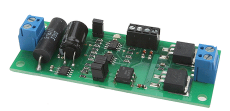 Single-Output Electronic Circuit Breaker -- EB1 2.25 - 8 Amps / 22 Volts per Output - Status LEDs-1
