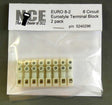 8-Circuit Eurostyle Terminal Strips -- For 14-24 AWG Wire pkg(2)