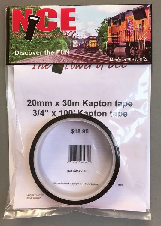Kapton Tape -- 20mm Wide, 100' Roll
