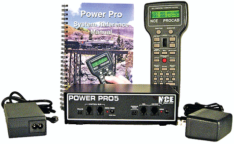 PH5 Power Pro 5 DCC Complete System -- Includes System Box, Pro Cab Throttle, Cables, UTP Cab Bus Panel, Power Supp-1