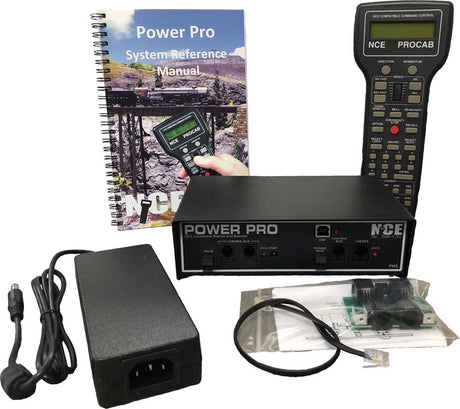 PH5 Power Pro 5 DCC Complete System -- Includes System Box, Pro Cab Throttle, Cables, UTP Cab Bus Panel, Power Supp-2