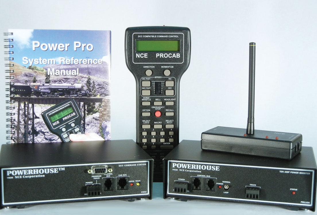 Digital Command Control Starter Sets - 10 Amps for O/G Scale -- PH-PRO-R Powerhouse Pro w/916 MHz Radio & RB01 Base Station-2