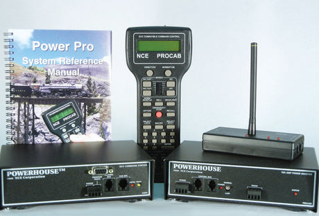 Digital Command Control Starter Sets - 10 Amps for O/G Scale -- PH-PRO-R Powerhouse Pro w/916 MHz Radio & RB01 Base Station-2